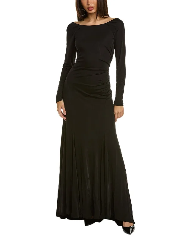 Low Price Special Donna Karan Jersey V-Back Gown Subtle Sophistication