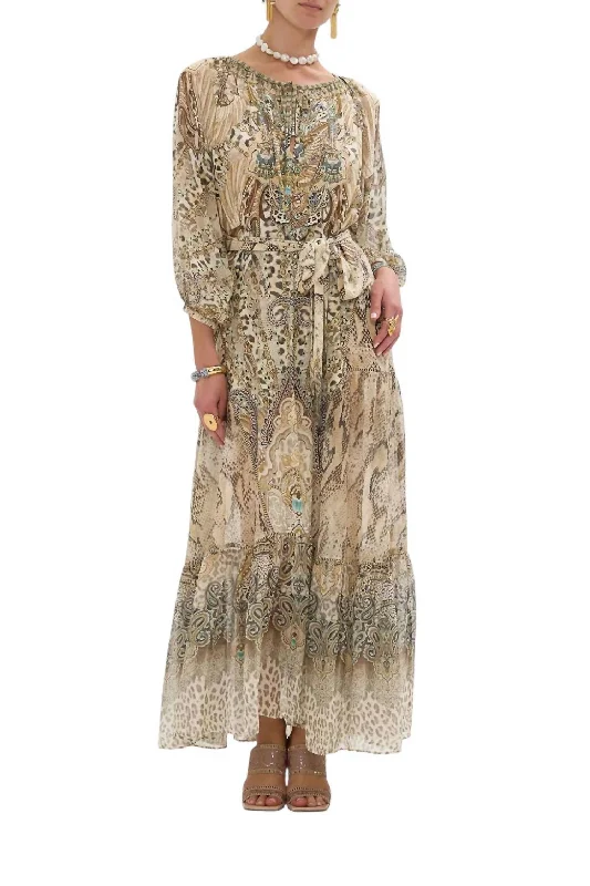 Crazy Price Slashing Long Sleeve Oversized Peasant Dress In The Throne Room Mid - Week Surprise