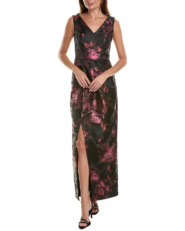 Forward Trendsetter Kay Unger Liana Column Gown Refined Simplicity