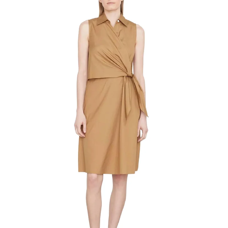 Chic Style, Always In Vogue Women's Wrap Shirt Dress Big Savings on Minimalist Office Styles