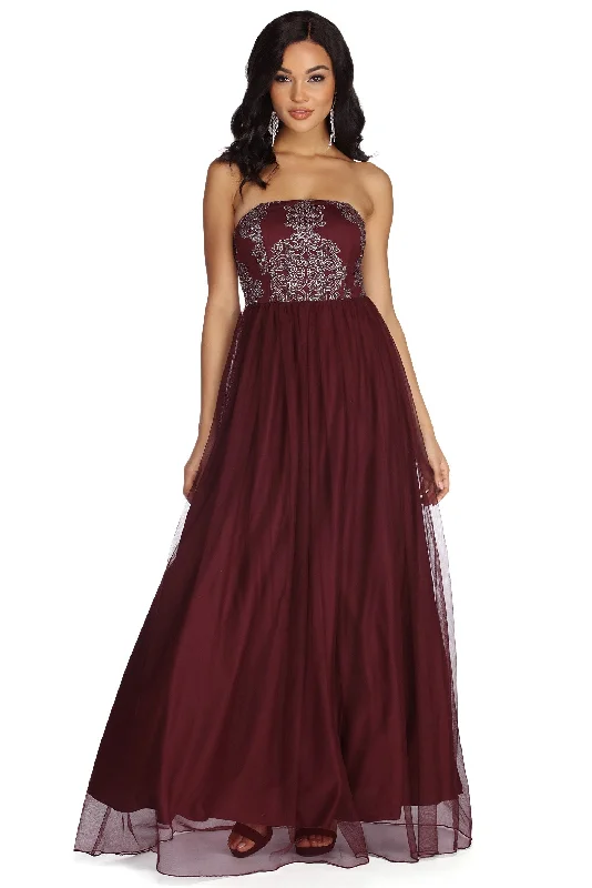 Sporty Fashion Offers Nicola Formal Tulle Ball Gown Final Clearance