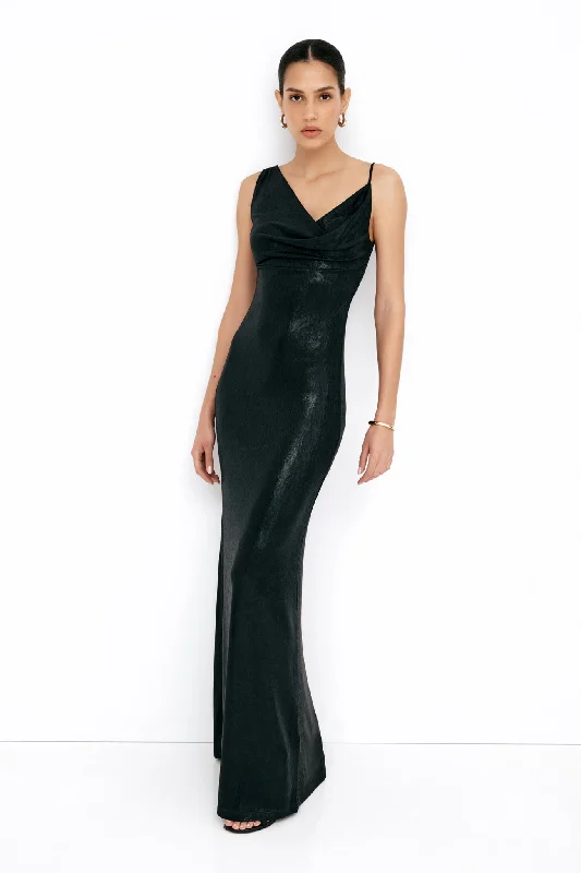 Forward Trendsetter Liberty Metallic Gown Elegant Contour