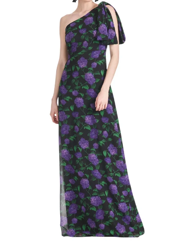 Special Offers, Don't Miss Chelsea Gown In Violet Garden Update with Cottagecore Styles