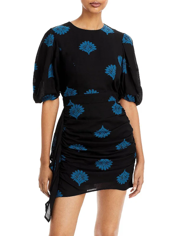 Trendy Street Style Pia Womens Printed Mini Bodycon Dress Today Only