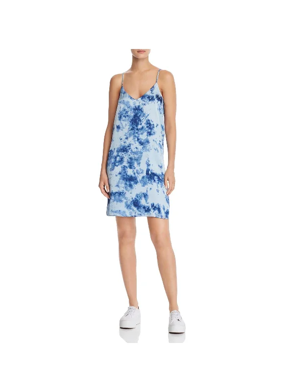 Hot Trends Womens Tie Dyed Sleeveless Slip Dress Coastal Beach - Inspired Style