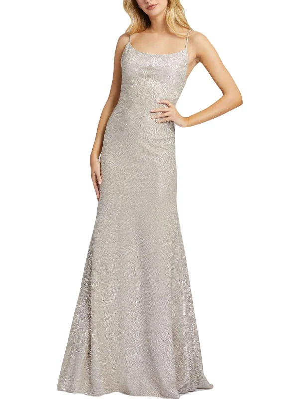 Fast Fashion Favorites Womens Metallic Sleeveless Evening Dress Celebrate with Big Savings