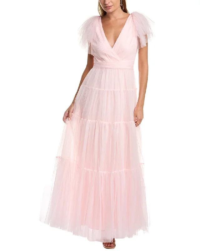 Seize Bargains ML Monique Lhuillier Tulle Gown Classic Charm