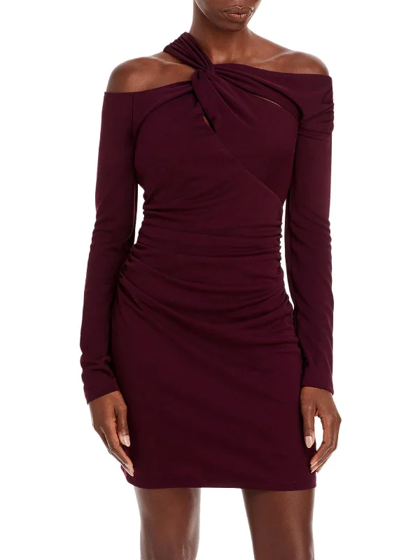 Limited-Time Offer Circe Womens Gathered Cold Shoulder Bodycon Dress Effortless Sophistication