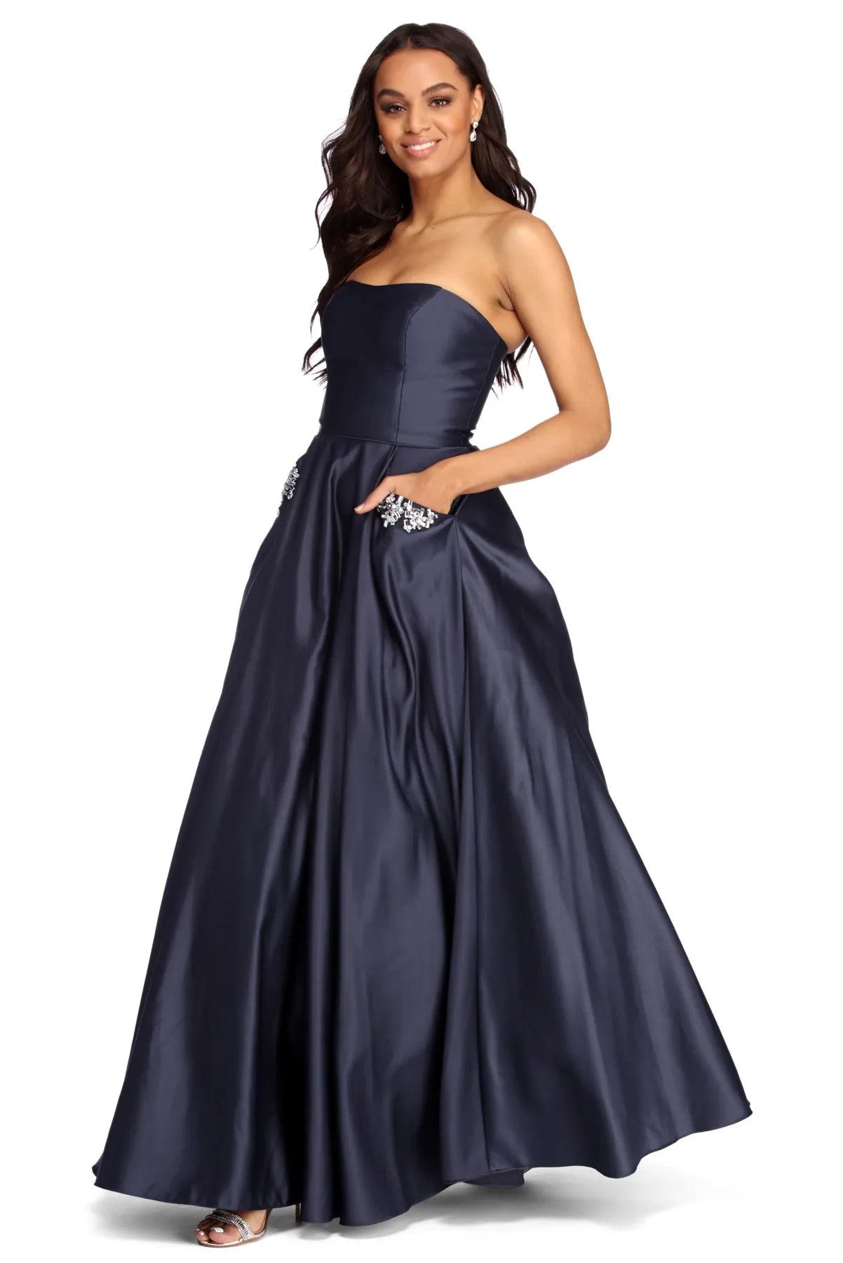 Modern Chic Discounts Josephine Formal Jewel Ball Gown Limited - Stock