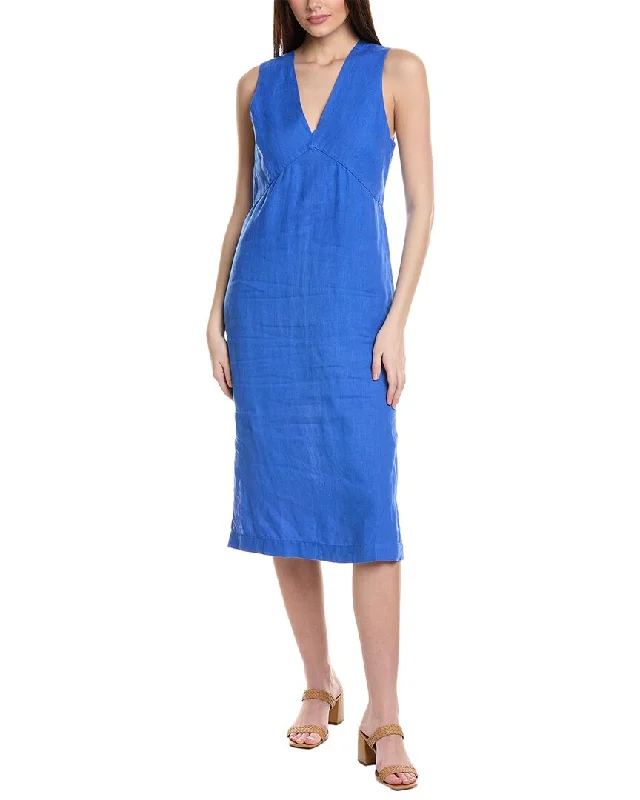 Limited Time Offers Michael Stars Hilary Sleeveless Linen Shift Dress Mid - Season Sale