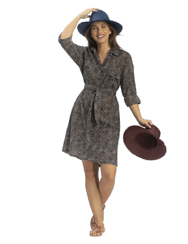 Cozy Chic Promotions Shirt Dress with belt Spring Fling Sale