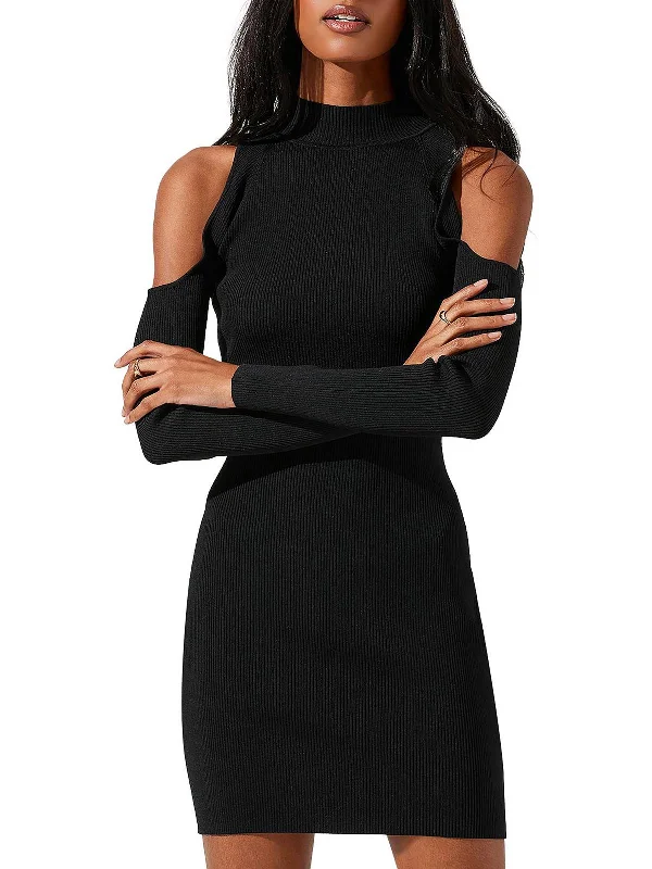 Durable Fashion Picks Kade Womens Knit Cold Shoulder Bodycon Dress Luxury Comfort