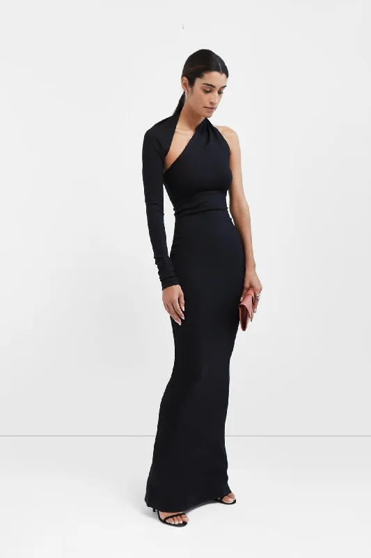 The Latest Fashion Trends Manhattan One Shoulder Gown Graceful Movement