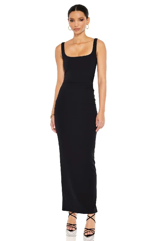 Elegant Style Nookie Glory Gown - Black Luxury Comfort