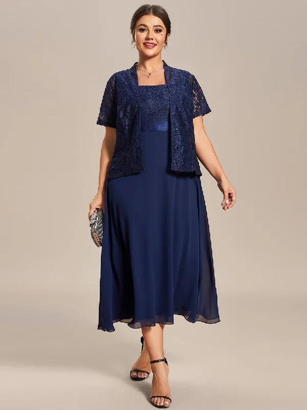 Flash Sale Fever Roycebridal Aella two piece mother of the bride/groom suit in navy Express NZ wide Score Big on Glamorous Red - Carpet Styles