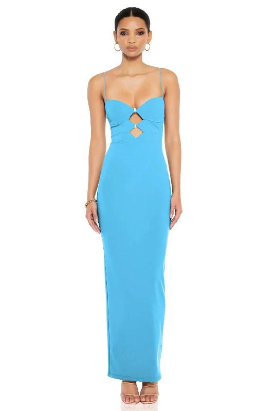 Exclusive Discounts Nookie Muse Maxi Dress - Blue Celebrate with Big Savings