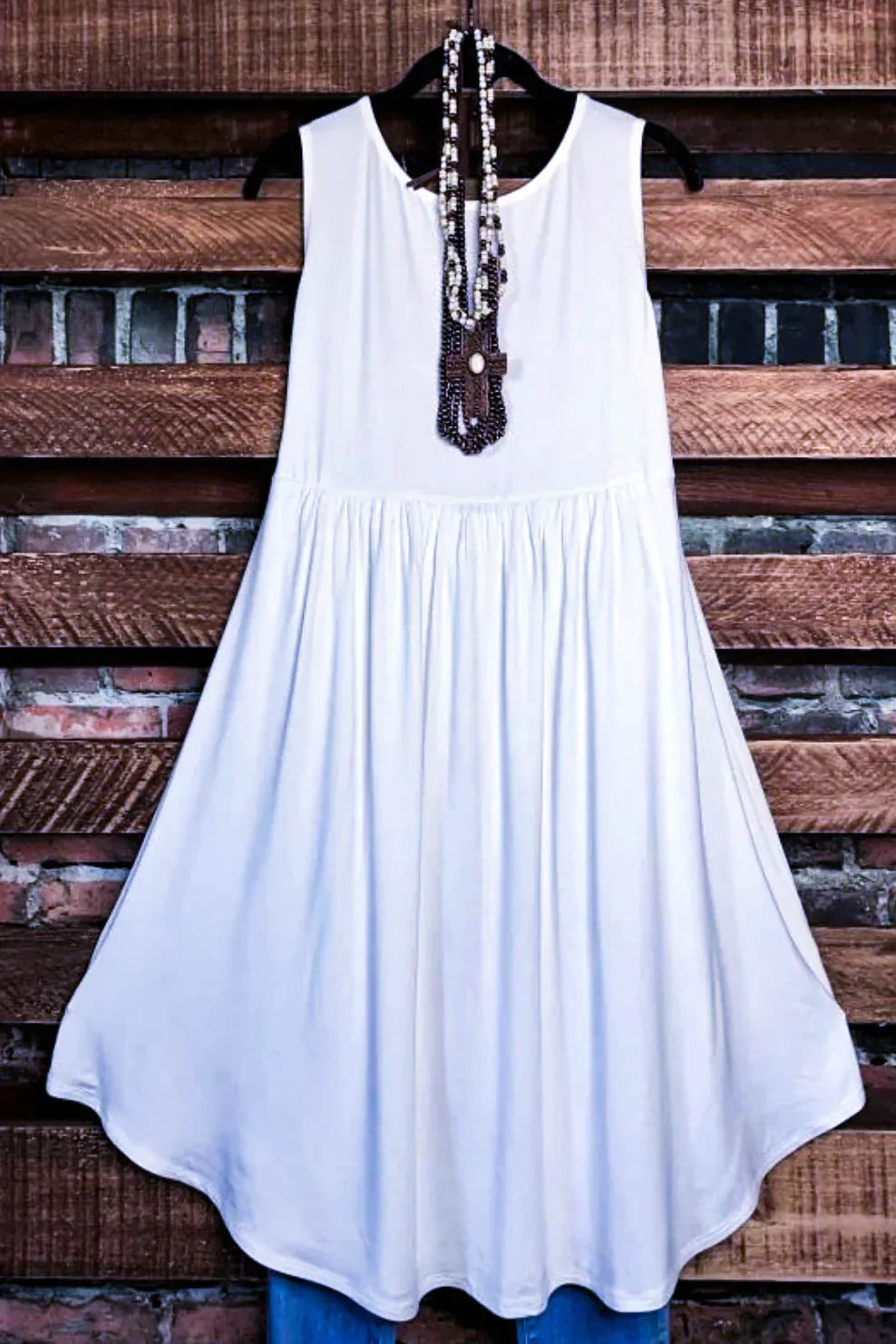 Flash Sale Starts WEEKEND GETAWAY CASUAL DRESS IVORY Casual Elegance