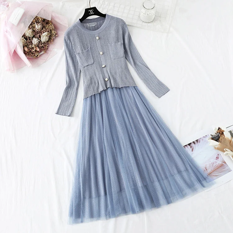 Unleash Your Fashion Little fragrant wind fairy suspender bottomed skirt suit  4357 Classic Charm