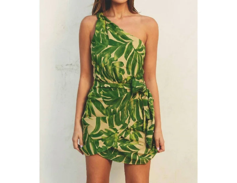 Inspired By You, Designed For You Beautiful Escape Mini Dress In Green Update with Cottagecore Styles