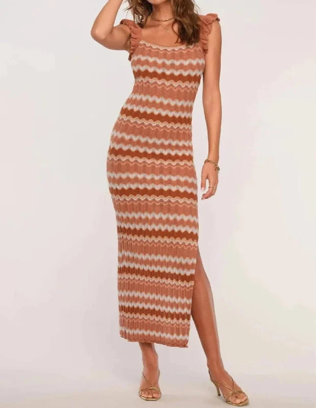 Ends Soon Bennet Mini Dress In Clay Now on Sale for Chic Urban Styles