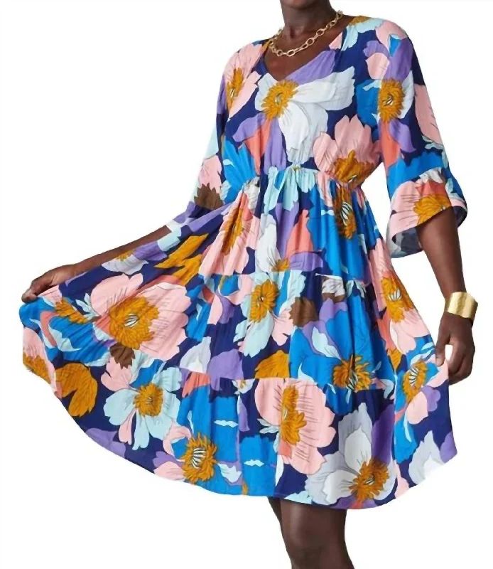 Trendy Looks On Sale Biba Floral Print Swing Dress In Multicolor Flash Deals