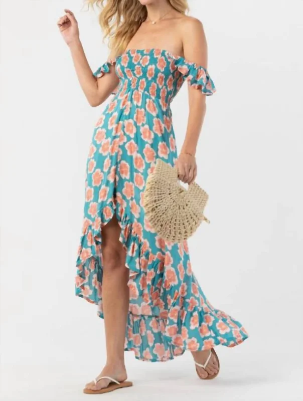 Modish Fashion Discounts Brooklyn Maxi Dress In Lanai Floral Casual Elegance