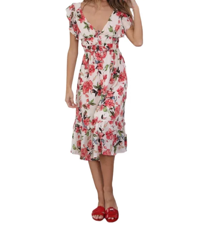 Fashionista Sale Floral Santorini Dress In Camilla Print Bold Patterns