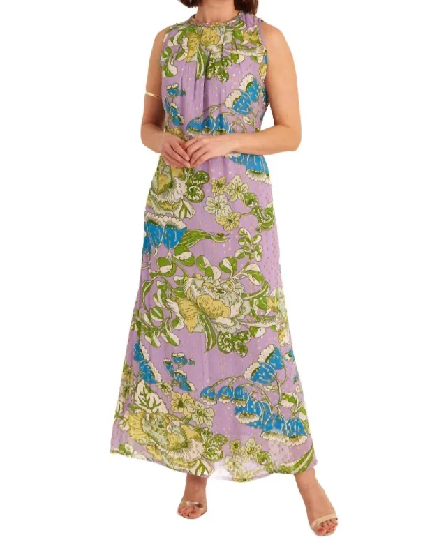 Fashionable Comfort Promotions Grace Maxi Dress In Cordelia Purple Limited Quantities