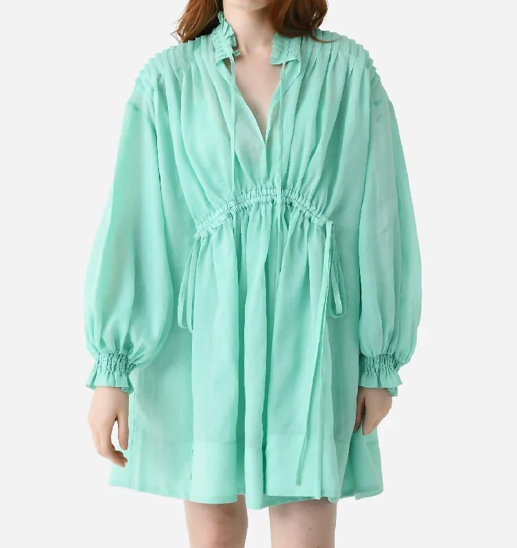 Classic Modern Offers Hana Mini Dress In Mint Flash Sale