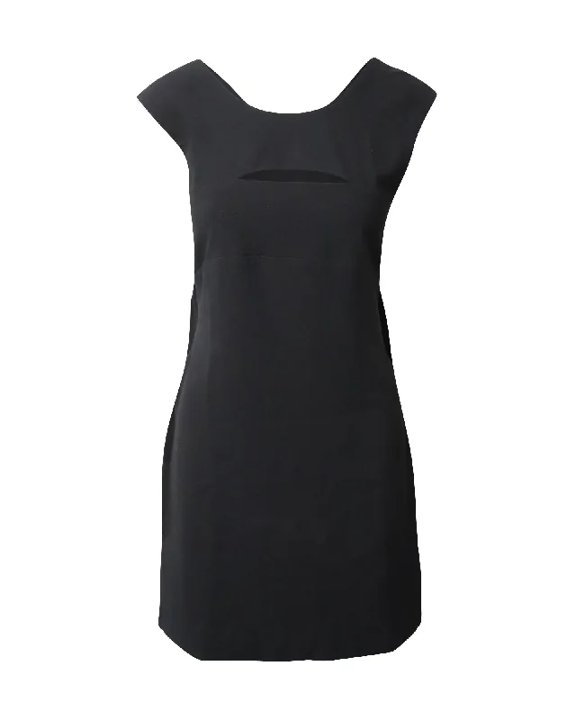 Fashion Sale IRO Calley Cutout Mini Dress in Black Acetate Urban Sophistication