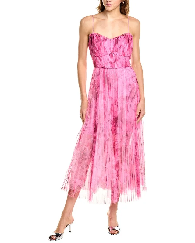 Seasonal Picks ML Monique Lhuillier Tulle Midi Dress Big Savings on Rustic Countryside Styles