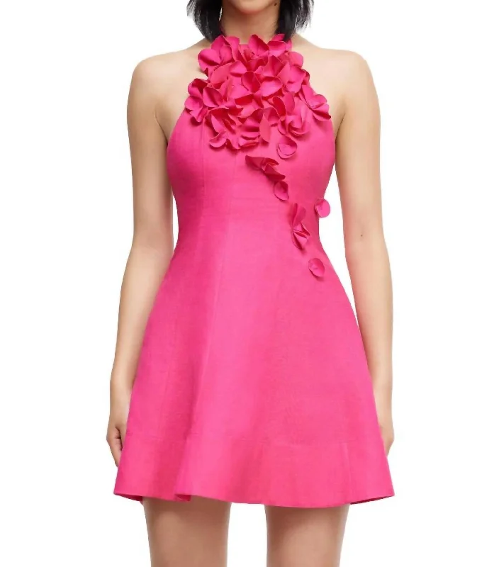 Fast Fashion Favorites Toren Mini Dress In Azalea Pink Great Prices on Feminine Styles