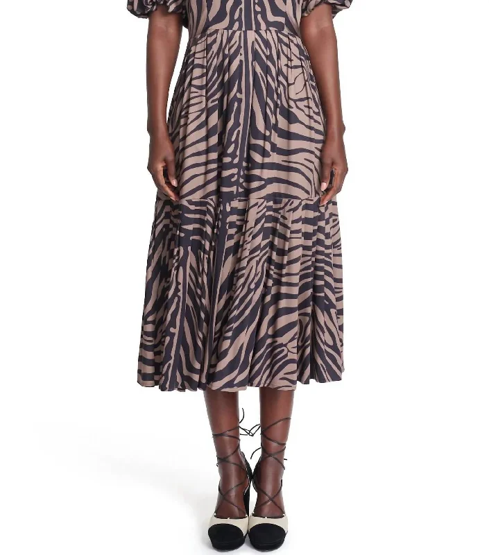 Unleash Your Style Trudy Midi Dress In Walnut Limited - Edition Drops