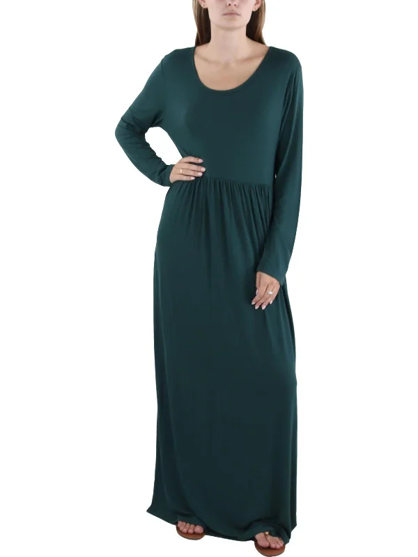 Fashion Forward Womens Full Length Long Sleeve Maxi Dress Clearance Event