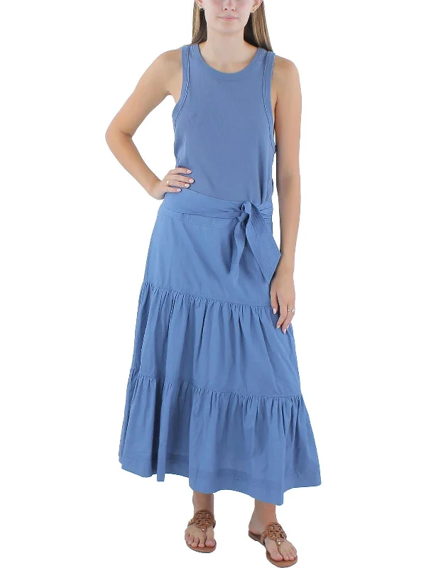 Chic & Modern Sales Womens Full Length Tiered Maxi Dress Great Deals on Ethnic Cultural Wear